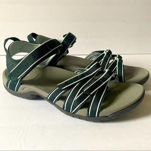 Teva Tirra blue gray sandals 8.5